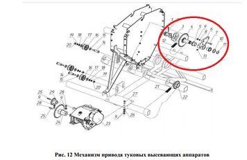 Запчасти к сеялке СЗ СЗТ СЗП оригинал Соединение Туковое СЗГ 00.1260-Т СЗ-5,4Шаг 15,875 СЗ СЗГ 00.1260-Т фото